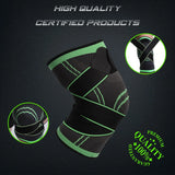 Fitness Knee Pads Men Pressurized Elastic Kneepad