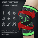 Fitness Knee Pads Men Pressurized Elastic Kneepad