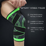 Fitness Knee Pads Men Pressurized Elastic Kneepad