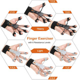 Silicone Gripster Hand Grip Finger Power Strengthener Stretcher