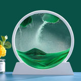 Round Glass Deep Sea Sandscape Hourglass