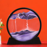 Round Glass Deep Sea Sandscape Hourglass