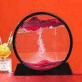 Round Glass Deep Sea Sandscape Hourglass