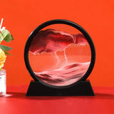 Round Glass Deep Sea Sandscape Hourglass