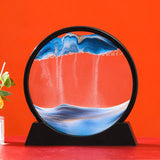 Round Glass Deep Sea Sandscape Hourglass