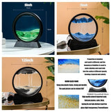 Round Glass Deep Sea Sandscape Hourglass