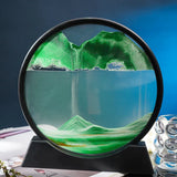 Round Glass Deep Sea Sandscape Hourglass