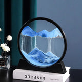 Round Glass Deep Sea Sandscape Hourglass