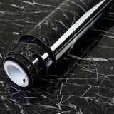 Black Marble Kitchen Home Peel and Stick Wallpaper