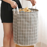 Foldable Cotton Linen Dirty Laundry Basket