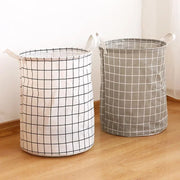 Foldable Cotton Linen Dirty Laundry Basket