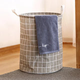 Foldable Cotton Linen Dirty Laundry Basket