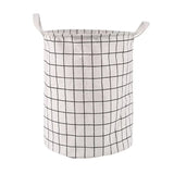 Foldable Cotton Linen Dirty Laundry Basket