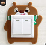 3D Wall Switch Panel Children Stickers