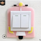 3D Wall Switch Panel Children Stickers