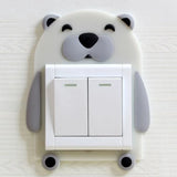 3D Wall Switch Panel Children Stickers