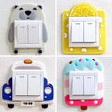 3D Wall Switch Panel Children Stickers