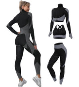 Seamless Workout Outfits Sets Yoga Sportswear